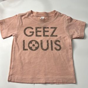 Small Shop Custom Geez Louis Bella Canvas Shirt Size 12-18M